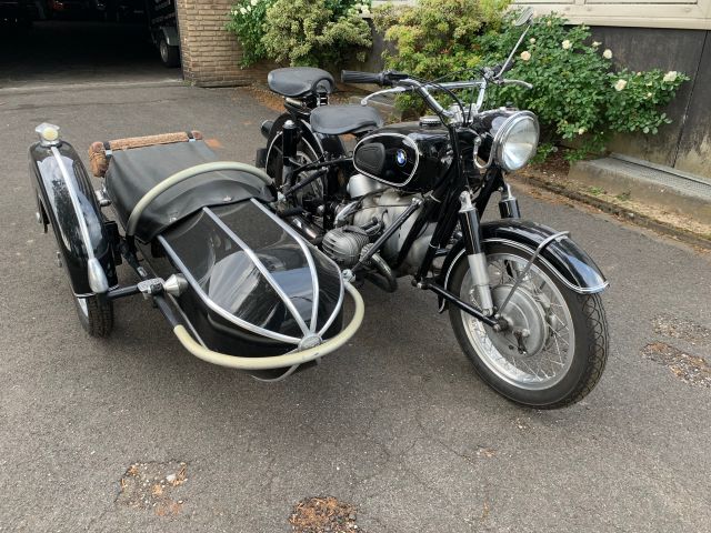 BMW R50 mit Staib Beiwagen