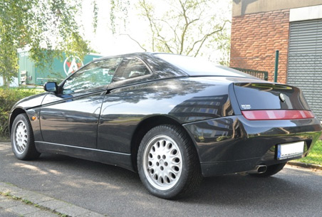 Rückansicht des Alfa GTV