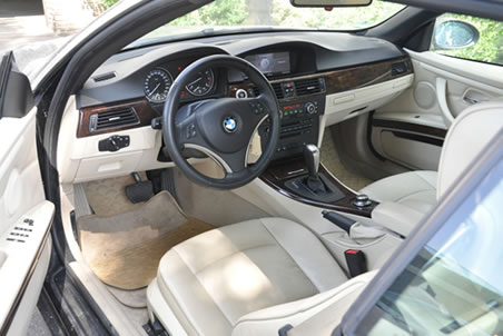 Innenraum des BMW Cabrio 