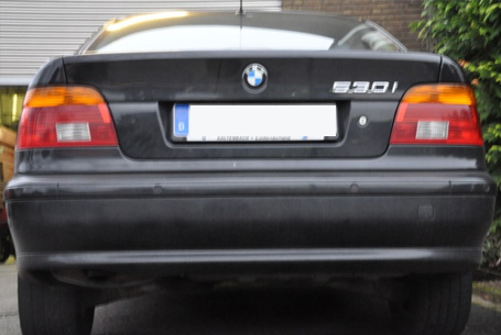 Heck des BMW 530i