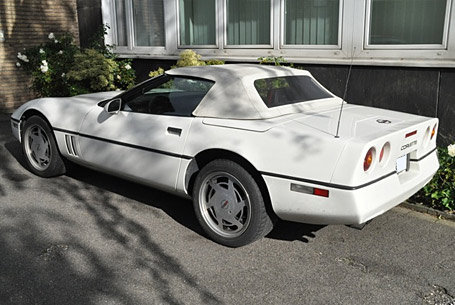 Heck der Corvette C4 Cabrio