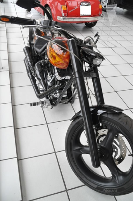 Dragstyle Motorrad