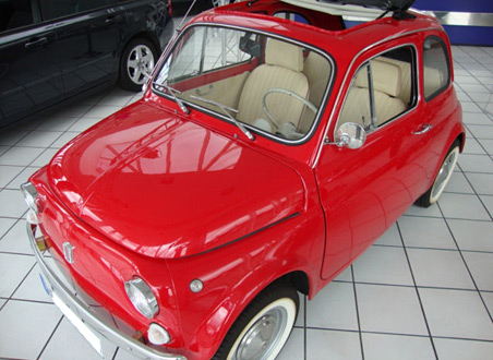 Fiat 500 zur Versteigerung
