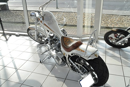 Beige Harley-Davidson Motorrad HPU D´Artagnon
