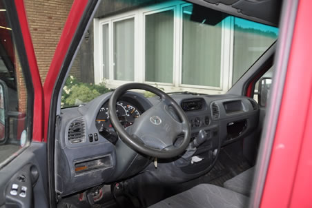 Innenraum des MB 411 CDI