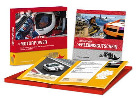 Motorpower Geschenkbox von Jochen Schweizer