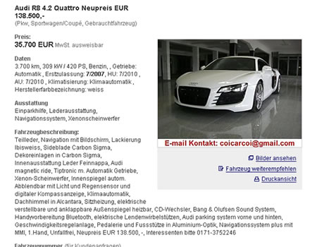 Traumwagen zum Schnäppchenpreis bei mobile?